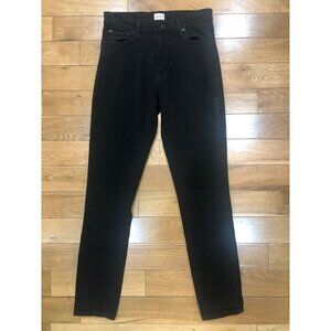 Able High Rise Straight Leg Black Denim Jeans Size 26
